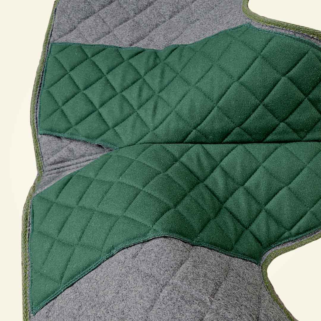 Vojlock med extra vaddering, 100% ull - Natural Winner