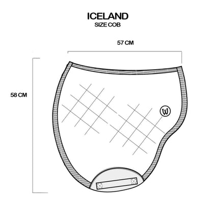 Schabrak Island av 100% ull - COB